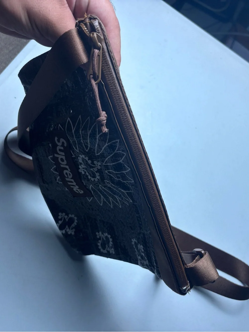 Supreme Bandana Tarp Side Bag